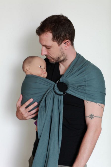 Drap porte bébé (Ring sling) - Grey – L'univers des Petits Jacou