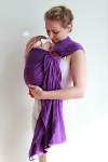 sling porte-bébé violet