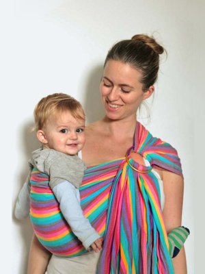 sling porte-bébé rainbow