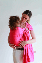 sling en coton bio pour porter bébé tissé en sergé croisé anglais